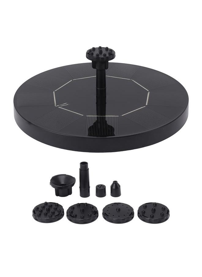 Thoraya - 2.5W Solar Bird Bath Fountain Round Solar Powered Water Floating Fountain for Outdoor Pond Pool Garden - Image 1