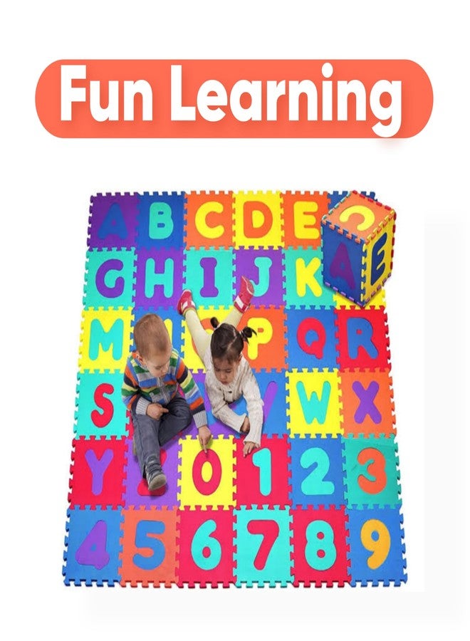 Zon Ex Kids Play and Learn Alphabet Foam Mat, Colourful Puzzle Mats with Letters A-Z - Image 4