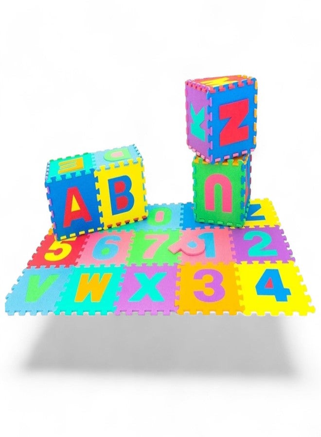 Zon Ex Kids Play and Learn Alphabet Foam Mat, Colourful Puzzle Mats with Letters A-Z - Image 2