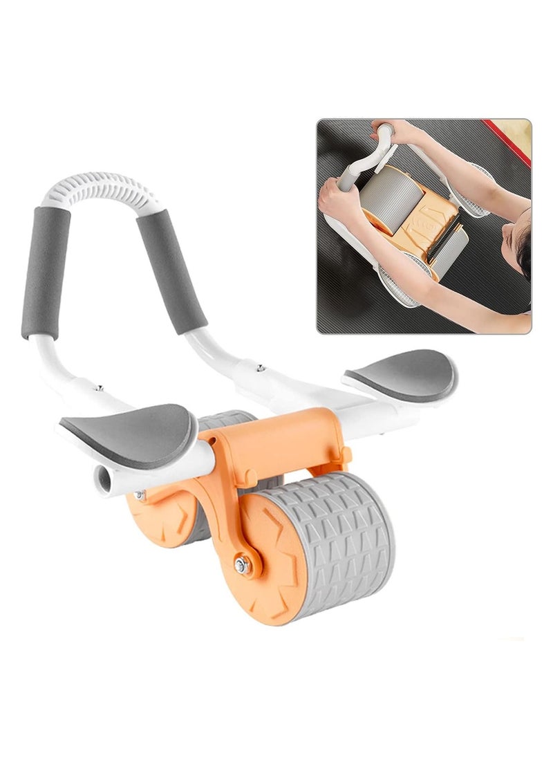 New with timer Ab Abdominal Exercise Roller Elbow Support, abs roller wheel core exercise equipment, Automatic Rebound Abdominal Wheel