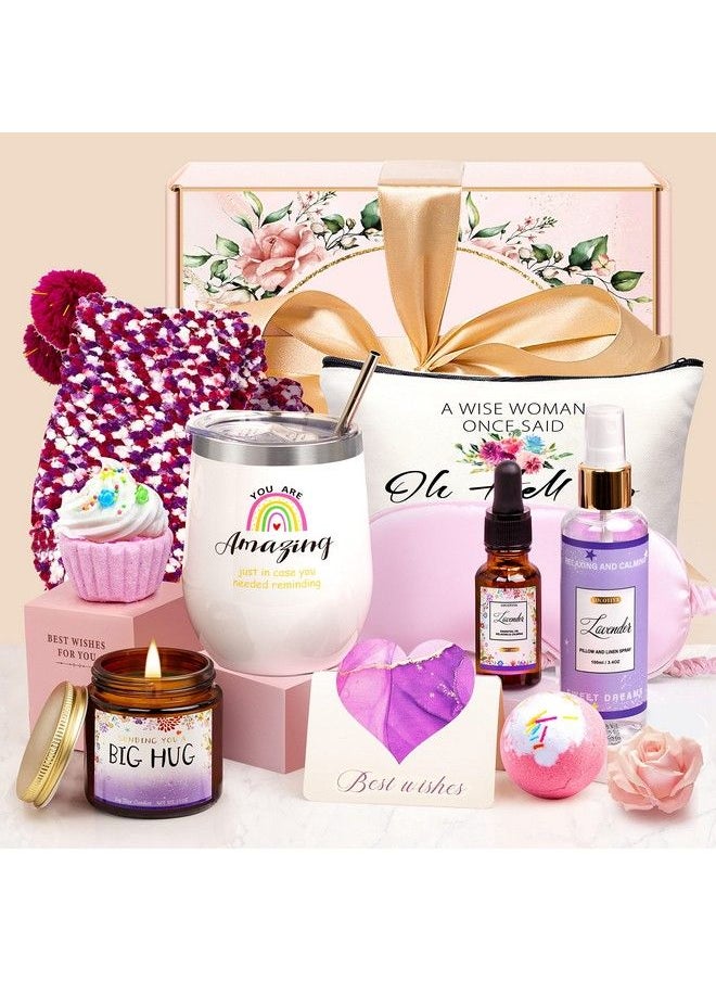 LUCOTIYA - Birthday Gifts For Women Relaxation Gifts For Mom Spa Basket For Best Friends Unique Gifts For Women Sleep Well Gift Set Self Care Gifts Get Well Soon Gifts For Sister Wife Her Coworker Bestie - Image 1