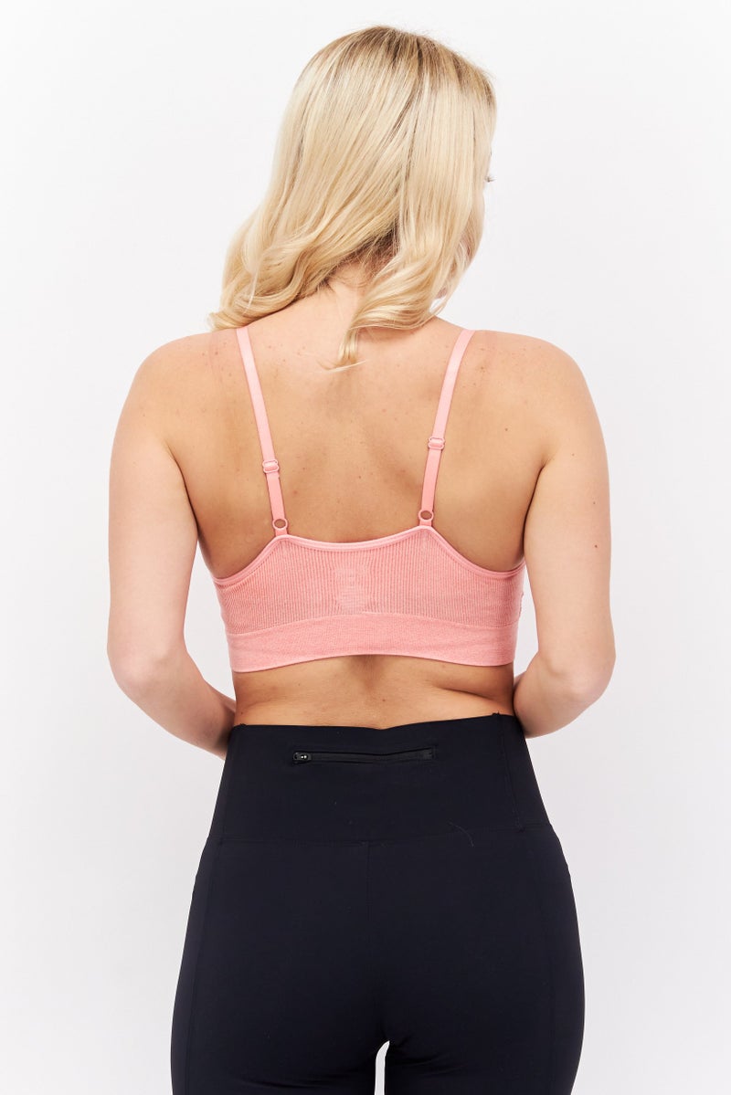 RBX ملابس رياضية نسائية 3 قطع للياقة البدنية، وردي - Image 3