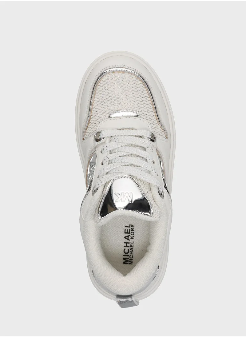 Michael Kors Youth Emmet Rumi Low Top Lace Up Sneakers