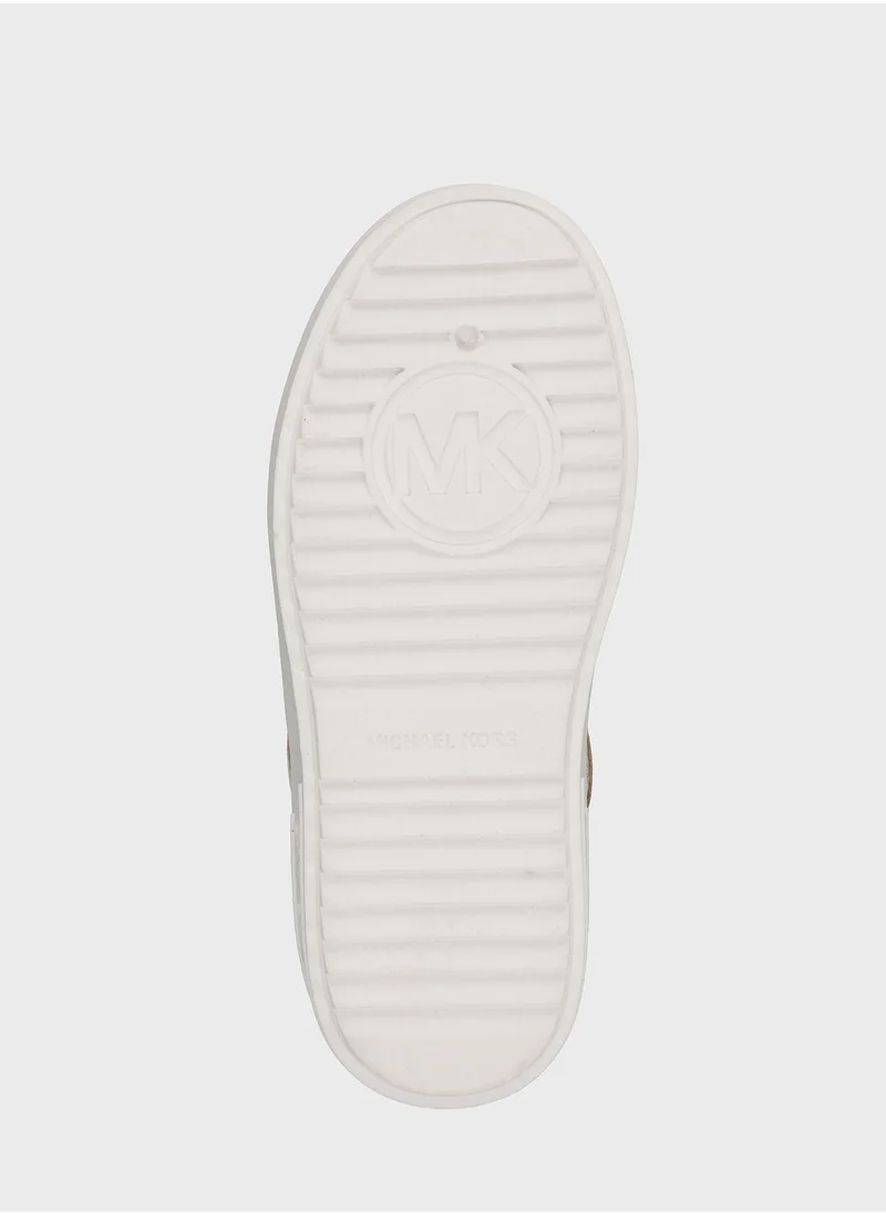 Michael Kors Youth Emmet Rumi Low Top Lace Up Sneakers