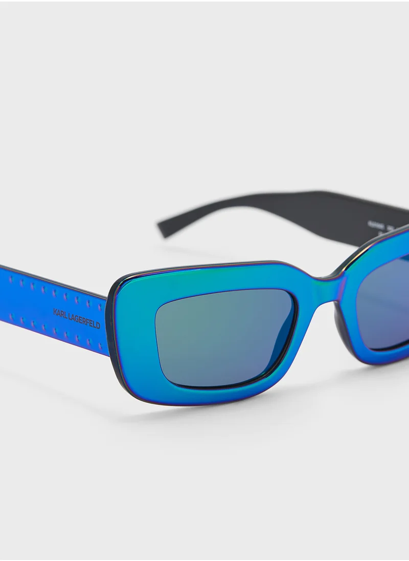 كارل لاغرفيلد Modified Rectangle Sunglasses