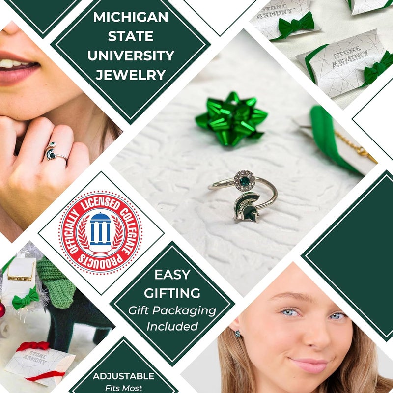 Stone Armory Michigan State Gifts Spartan Ring - Image 3