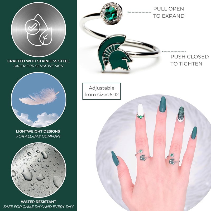 Stone Armory Michigan State Gifts Spartan Ring - Image 2