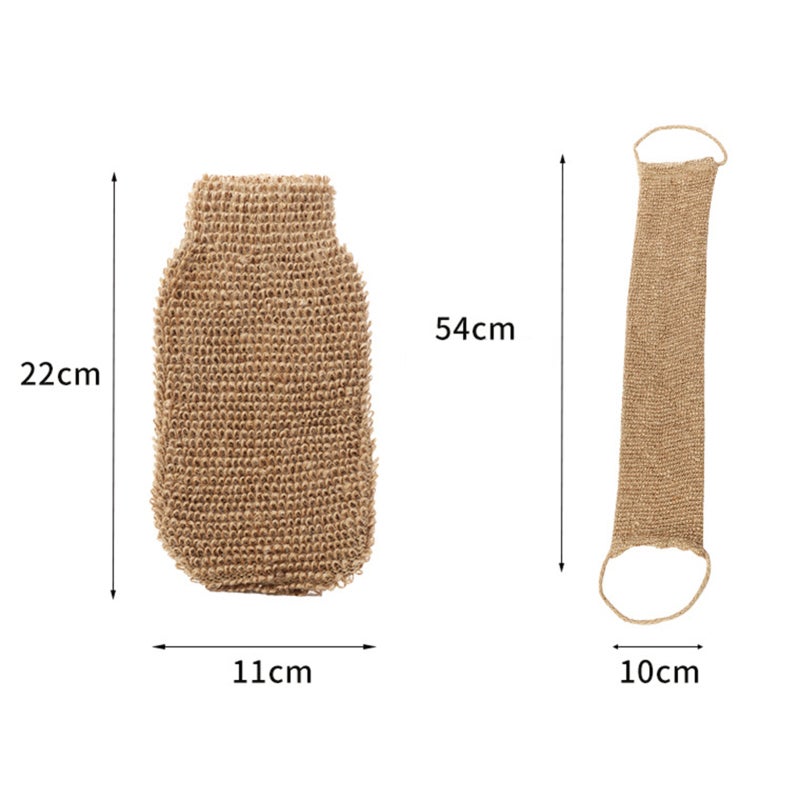 Body Scrubber: Yellow Bath Glove - Massage Exfoliating Deep Cleaning Perfect Size Shower Scrubber for Daily Shower Bath Use - Image 5