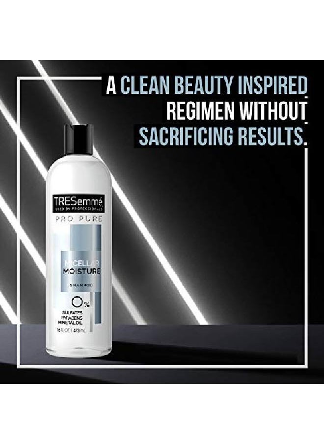 TRESemmé - Pro Pure Shampoo For Daily Moisture Micellar Moisture Paraben Free Dye Free Moisture Shampoo 16 Oz - Image 1