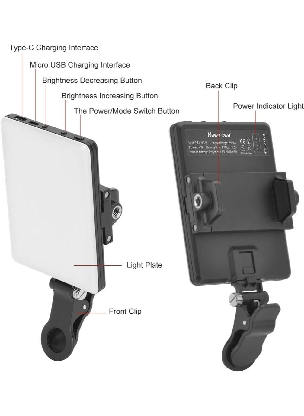 INFLUX INFLUX Led Light For Photography Video ZFD558554192480E0342EZ