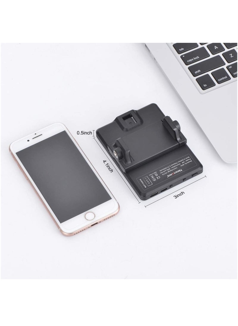 INFLUX LED Light for Photography & Video, Rechargeable Selfie Light, Lighting for Makeup, Studio, and Camera Use,Ideal for Video Shooting, Phone Light, and for Makeup, Selfie, Vlog, Video Conference  - Image 2
