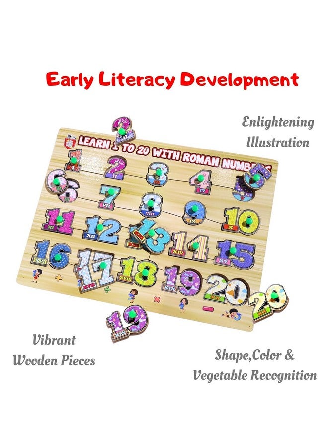 Adora Wooden Learning Educational Game Board for Kids, Wooden Numbers Puzzle Set for Curious Minds Creative Learning Game for Kids, Puzzle Study Game Puzzle Educational Toy for Kids - Image 4