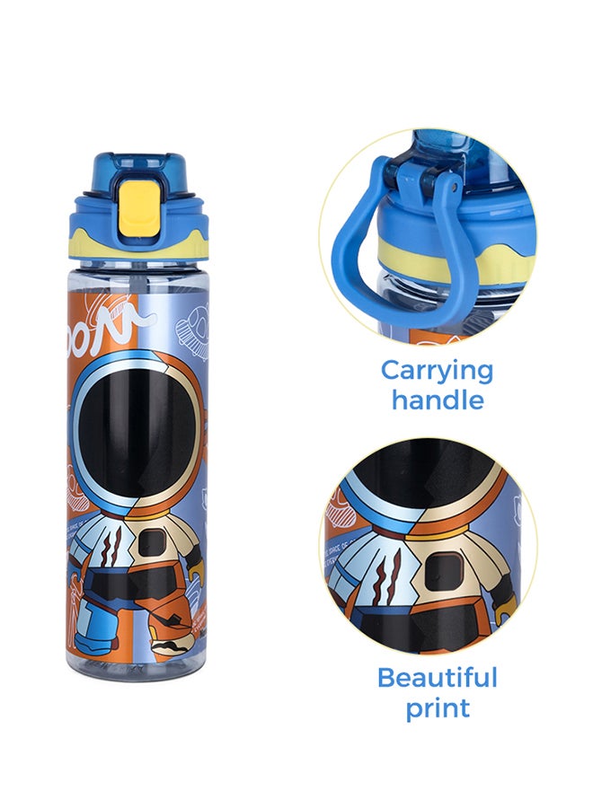 Nova kids زجاجة مياه بشفاطة 700 مل - أصفر - Image 4