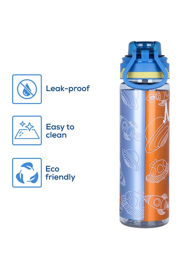 Nova kids زجاجة مياه بشفاطة 700 مل - أصفر - Image 3