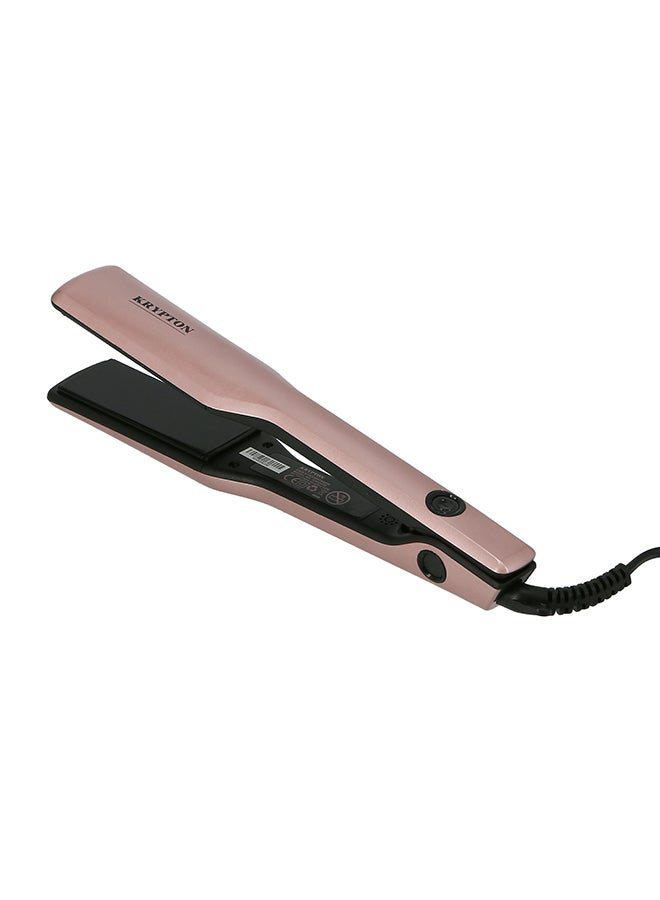 KRYPTON Ceramic Hair Straightener Pink 750grams - Image 1