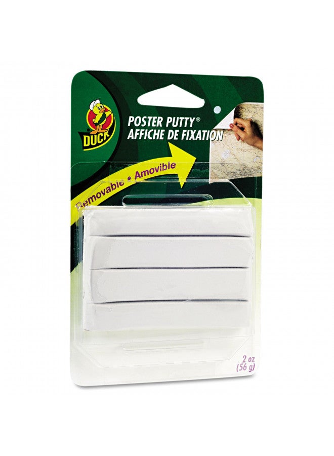 Duck Duck Brand Reusable and Removable Poster Putty for Mounting, 2 oz, White (1436912) - Image 1