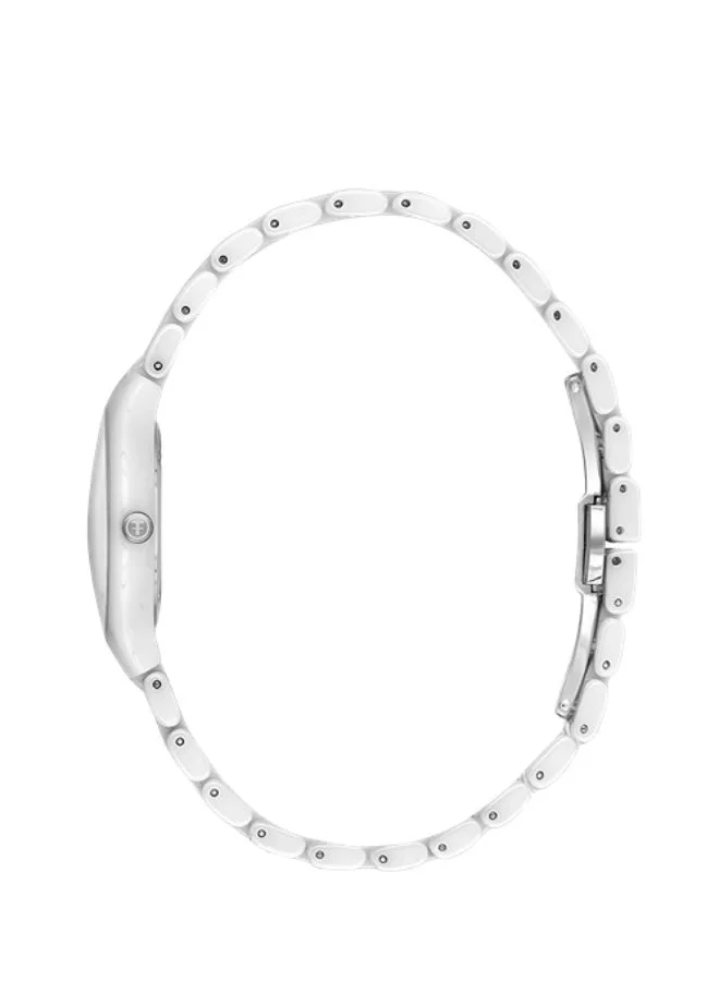 Freelook Paris Freelook Paris - Charmant Women's Watch | Ceramic Case | Ceramic Band | White & Round Dial | Analog | Quartz | Mineral Glass | Premium Luxury Watch | Ideal Gift | Water Resistant 30 Meters