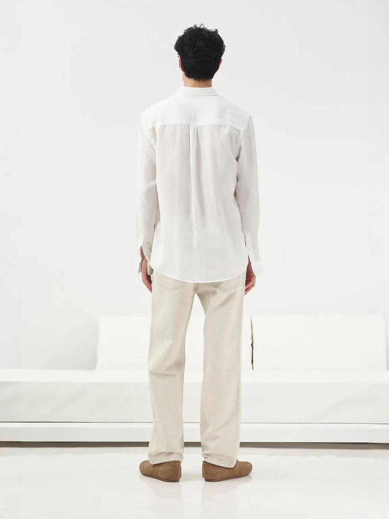 GIESTO Solid Button-Up Tencel Shirt - Image 3
