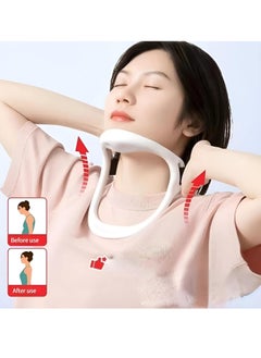 Generic Adjustable Neck Posture Corrector, Designed for Neck Stretching and Support for Pain Relief, Suitable for Office Workers and Students. Daily Use for Chiropractic TMJ Joint Pain Relief Shoulder  - Image 2
