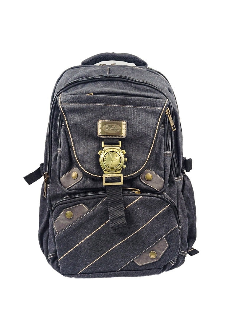 SAINT EAGLE Saint Eagle Unisex Tactical Backpack – Multi-Pocket, Expandable Outdoor Rucksack with Kettle Pocket, Heavy-Duty Zippers & Buckles – Ideal for Hiking, Camping & Travel  - Image 4