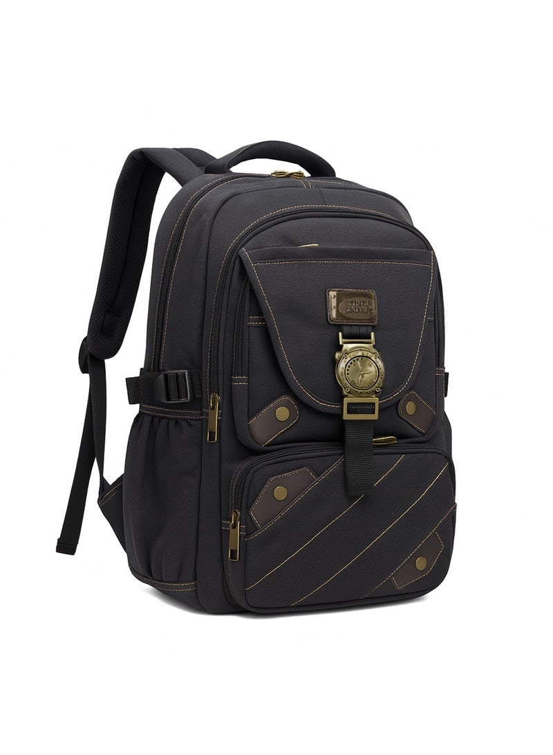 SAINT EAGLE Saint Eagle Unisex Tactical Backpack – Multi-Pocket, Expandable Outdoor Rucksack with Kettle Pocket, Heavy-Duty Zippers & Buckles – Ideal for Hiking, Camping & Travel  - Image 1