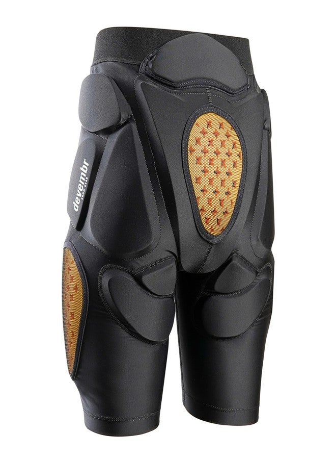 devembr Protective Padded Shorts, Butt Pads Snowboarding for Women, Men - Impact Absorption Cushion Protection, Cold Resistance for Skate Ski - M - Image 1