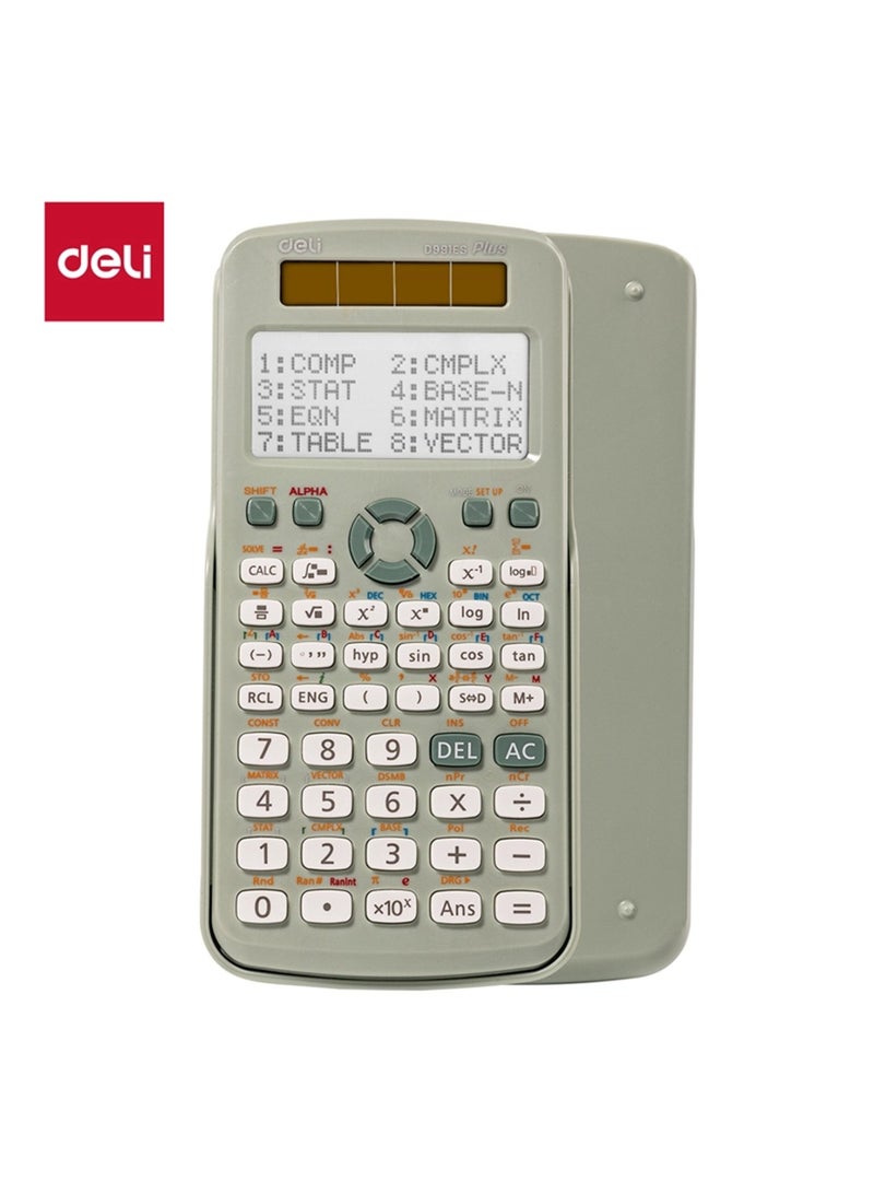 Deli D991ES Scientific Calculator With 417 Functions Green - Image 2