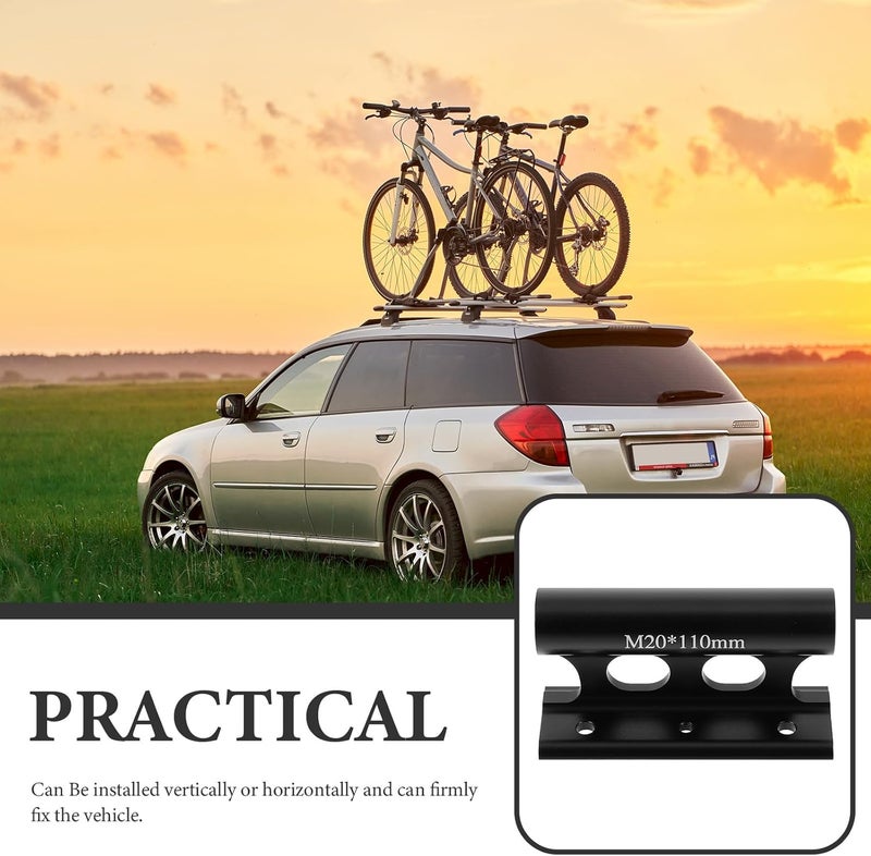 GALPADA Quick Release Front Bicycle Fork Mount Bracket Black Metal Holder for Car Roof Rack SUV Cycling Front Fork Carrier - Image 5