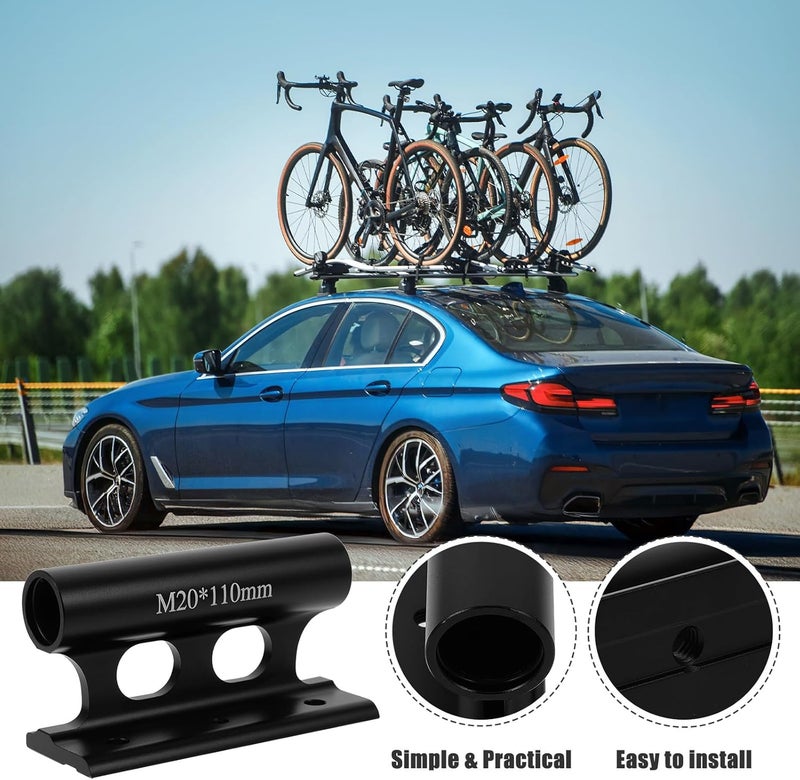 GALPADA Quick Release Front Bicycle Fork Mount Bracket Black Metal Holder for Car Roof Rack SUV Cycling Front Fork Carrier - Image 3