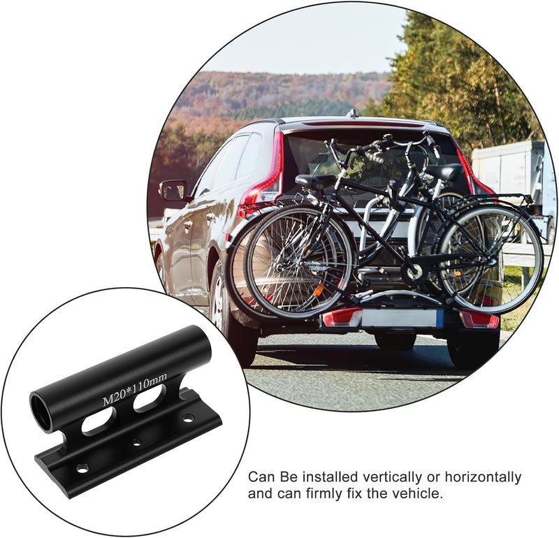 GALPADA Quick Release Front Bicycle Fork Mount Bracket Black Metal Holder for Car Roof Rack SUV Cycling Front Fork Carrier - Image 4