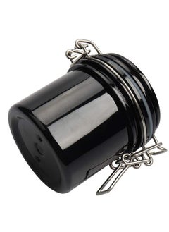 Mekupeu Eyelash Glue Storage Tank Individual Adhesive Stand Activated Carbon Cylinder Jar Sealed Container Lash Extension Tool, Black, 1PCS  - Image 2