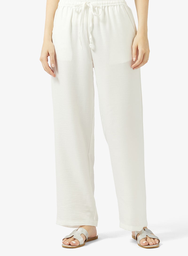 ريبلز مع نمشي بنطلون نسائي مستقيم - Image 1