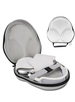 KASTWAVE Waterproof Smart Hard Case for AirPods Max, Designed with Sleep Mode, Protective Portable Hard Shell Travel Carrying Storage Bag for Apple AirPods Max Headphone Accessories, Silvery  - Image 1