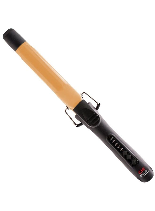 CHI مكواة تجعيد سيراميك تورمالين 1 بوصة، سوداء