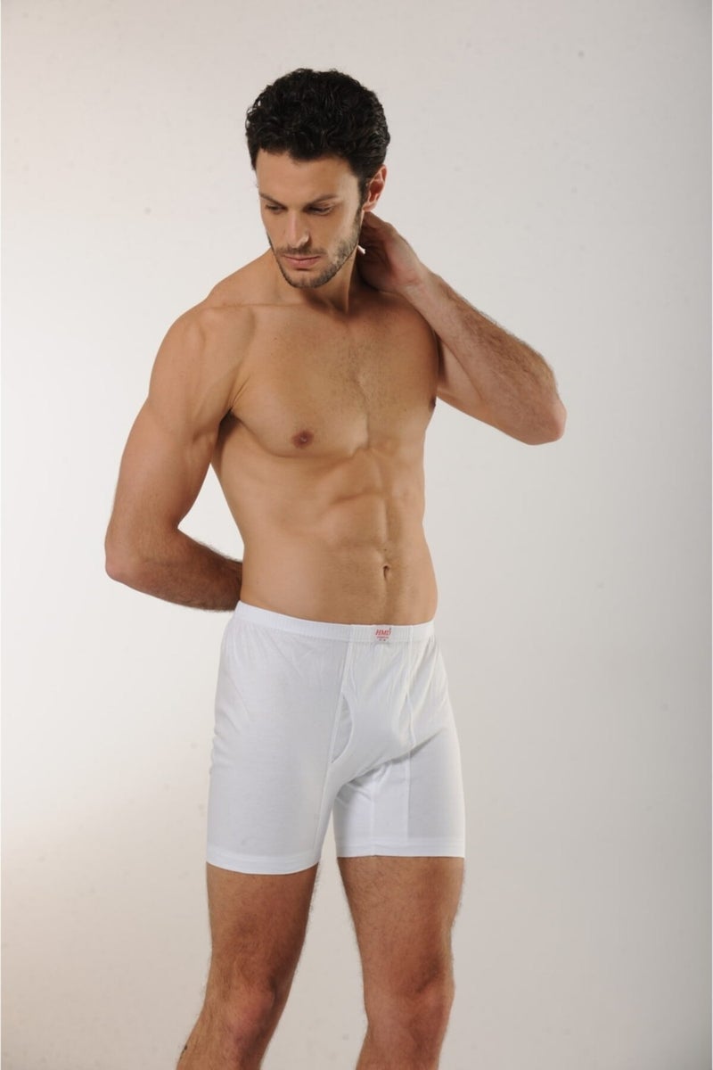 HMD 202 3-pack 100% Cotton Men's Boxer Briefs - White  - Image 2