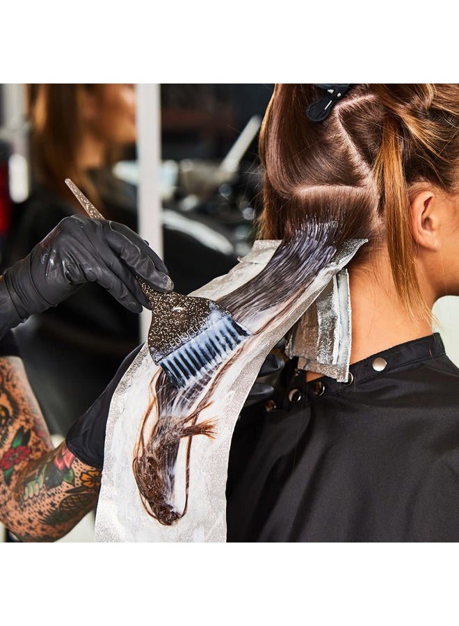 Colortrak Galaxy Glitter 2 Piece Hair Brush Set for Highlighting and Coloring Hair Sections, Includes 2.5 Inch Wide Celestial Glow Soft Bristle Brush, 3 Inch Wide Meteor Shower Stiff Bristle Brush - Image 3