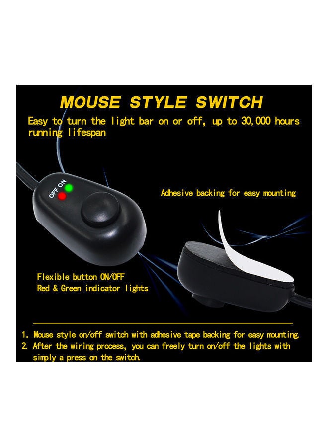 NIBEMINENT Wiring Harness Switch Relay Kit for Connect 2 LED Work Driving Light Bar - Image 5