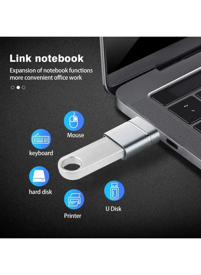 USB C To USB Adapter USBC Male To Female 3 0 OTG Type C Thunderbolt 4 Converter Data Transfer For Mac iPad Microsoft Surface Samsung Galaxy S25 S24 Compact High Speed Black 4pcs - Image 5