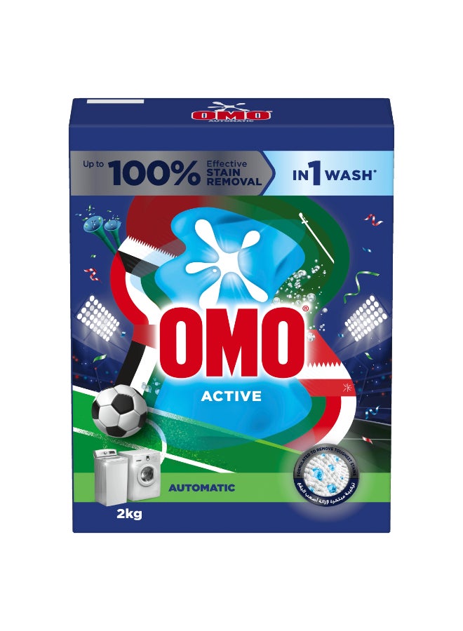 Omo Fifa Limited Edition Laundry Detergent Powder, 2Kg - Image 1