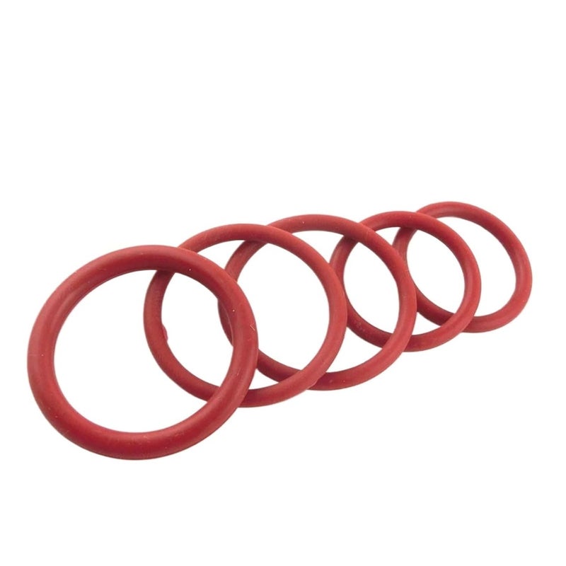 حلقات سيليكون حمراء O 20 قطعة بسماكة 1.9 مم مقاومة للحرارة أختام جلبة مقاس 77x73x2 مم - Image 2