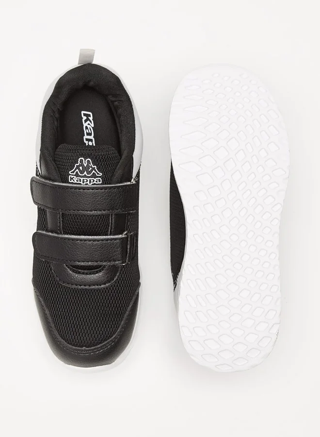 Kappa Boys' Mesh Sports Shoes with Hook and Loop Closure