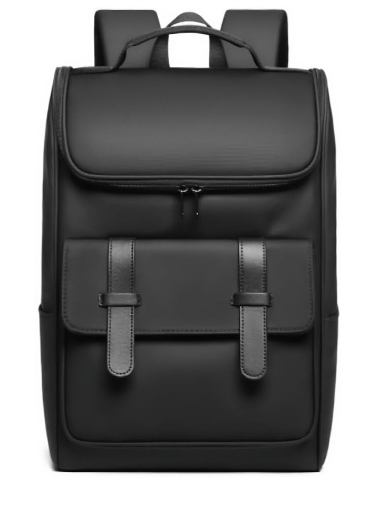 كوجار حقيبة ظهر كمبيوتر محمول فاخرة من كوغار إيجي (موديل: 9000)، حقيبة ظهر مقاومة للماء للرجال والنساء للاستخدام الخارجي، مقاس 15.6 بوصة، مثالية للمكتب والمدرسة والسفر (أسود) - Image 1