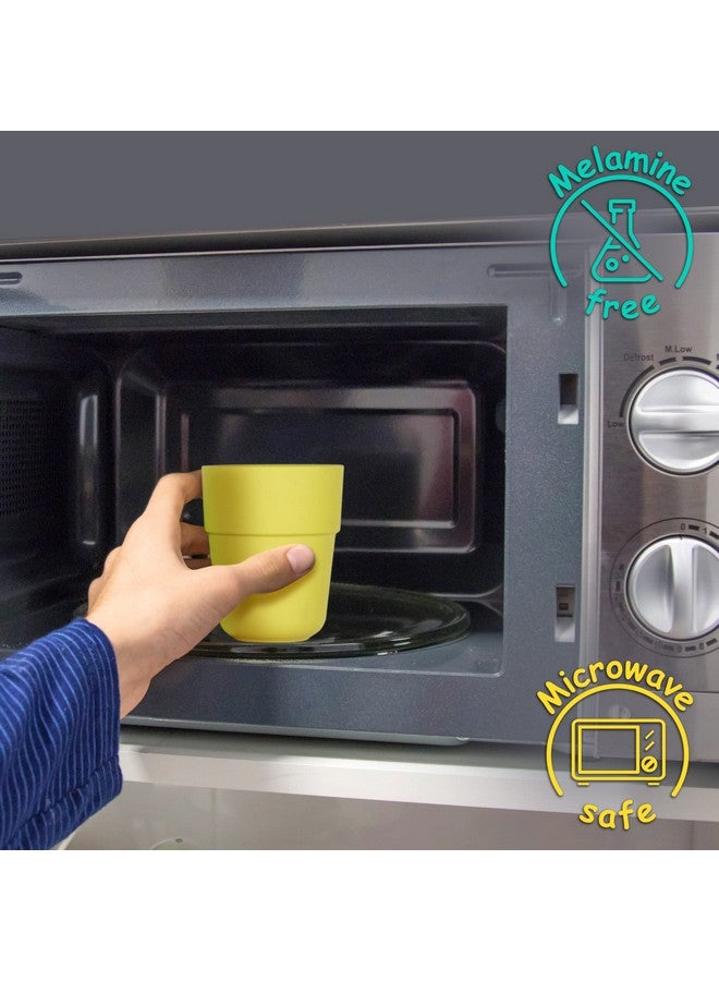 جيت فريش مجموعة أكواب الأطفال GET FRESH PLA - عبوة من 4 أكواب عشاء خالية من الميلامين للأطفال والصغار - آمنة للاستخدام في الميكروويف وقابلة للتكديس وخالية من مادة BPA - أكواب طعام للأطفال قابلة لإعادة الاستخدام للاستخدام اليومي - Image 4