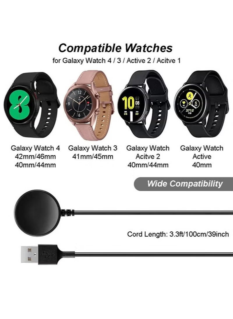 X-level Charger for Samsung Galaxy Watch 3/Watch 4/Watch 5/Watch 6, Replacement Charging Cable Cord for Samsung Galaxy Watch 6 Classic/5 Pro/4/3/Acitve 2/1 Smart Watch - Image 2