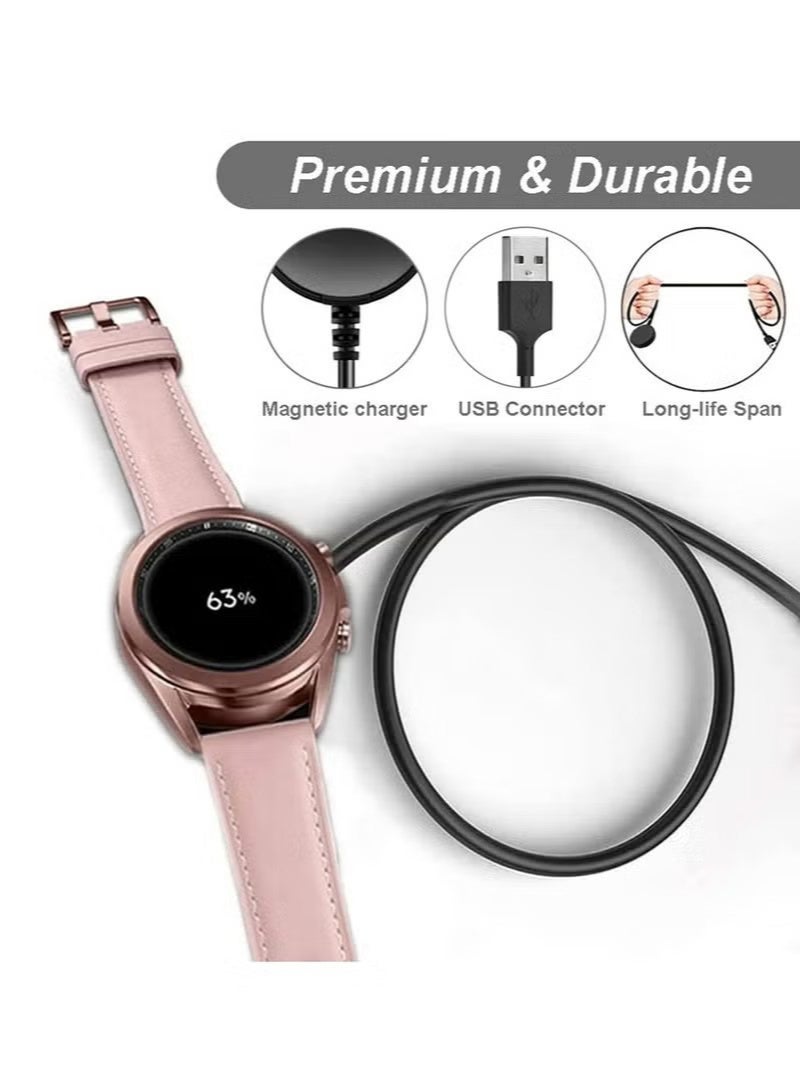 X-level Charger for Samsung Galaxy Watch 3/Watch 4/Watch 5/Watch 6, Replacement Charging Cable Cord for Samsung Galaxy Watch 6 Classic/5 Pro/4/3/Acitve 2/1 Smart Watch - Image 4