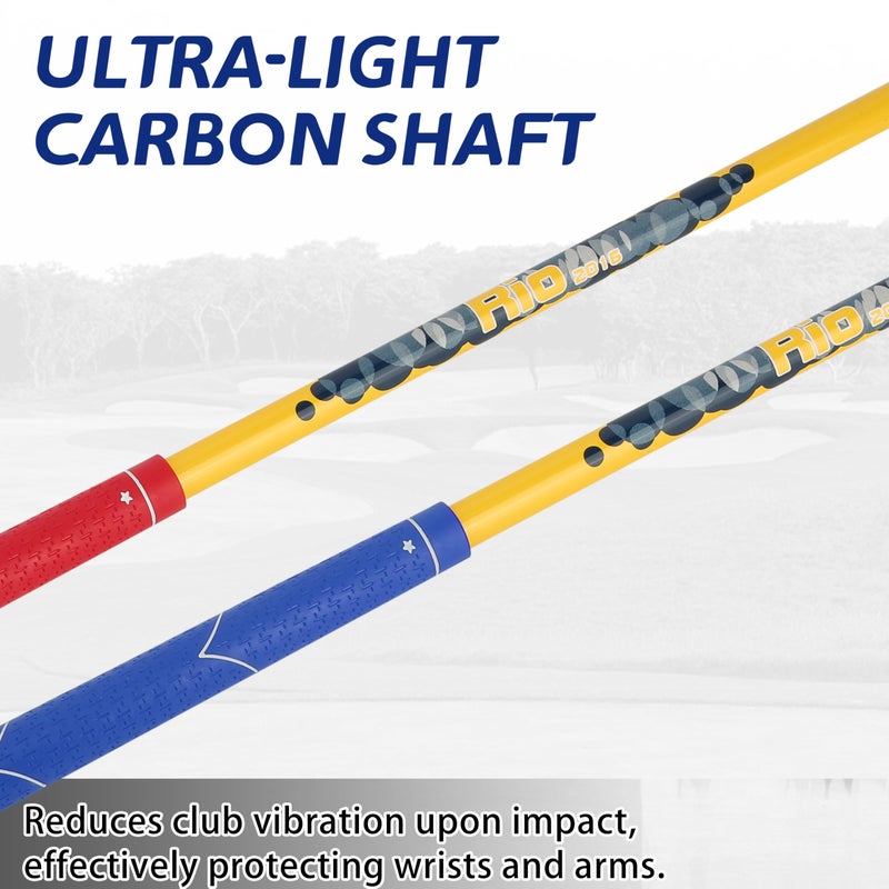 PGM Children's Golf Club Set - Can Hit Real Balls, 3 Pieces Clubs Includes Wood, Iron, and Putter, Great for Beginner Boys and Girls, Instructional Training Set - Image 5