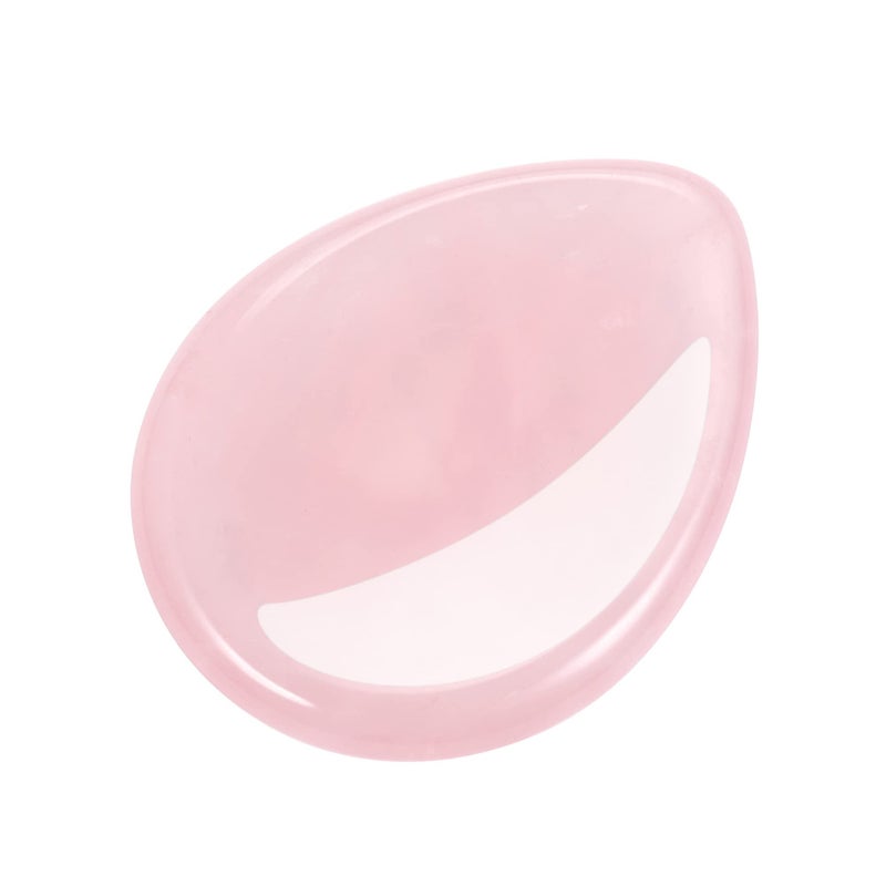 CrystalTears Rose Quartz Crystal Worry Stone Thumble Polished Healing Crystals Pocket Palm Stone Thumb Worry Stones for Anxiety Stress Relief Crystal Therapy