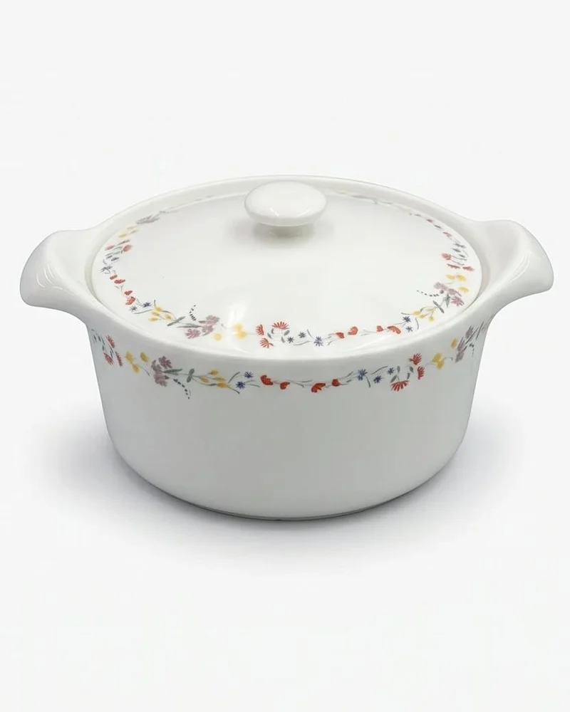 REDTAG White Printed Casserole