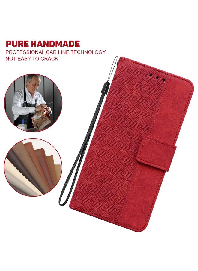 S-TOP Case For Motorola Moto G Power 2021 Geometric Embossed Leather Phone Case - Image 4