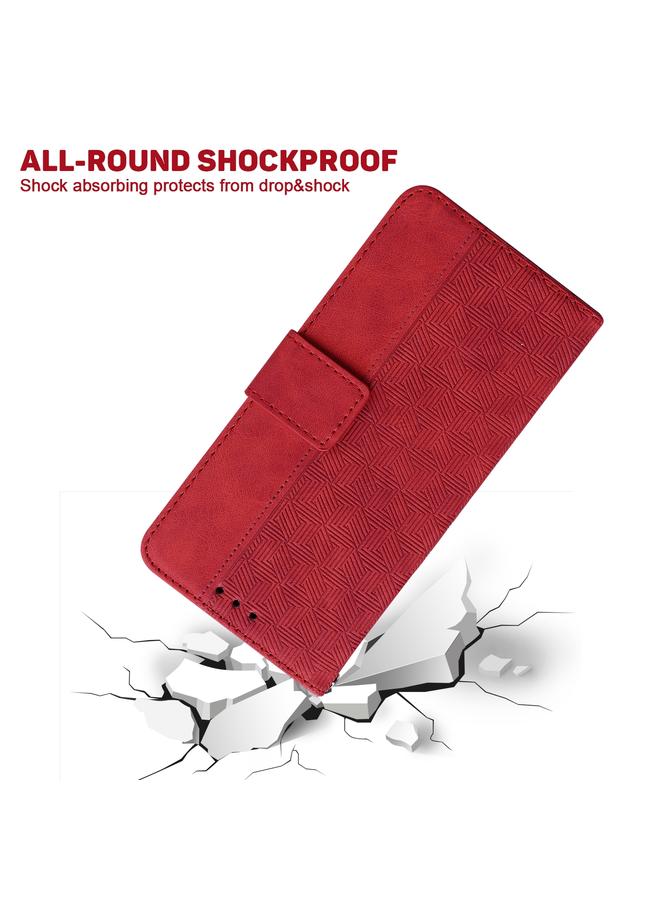 S-TOP Case For Motorola Moto G Power 2021 Geometric Embossed Leather Phone Case - Image 5